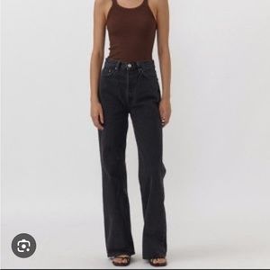 Re/done Ultra High-Rise '70s Jeans shaded black 26
